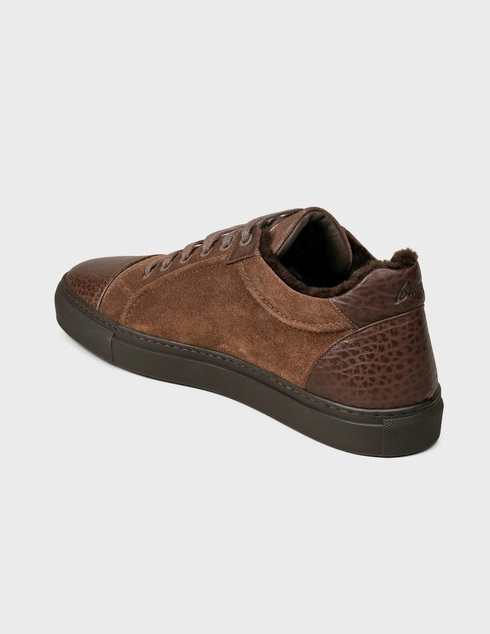 мужские коричневые Кеды Brioni Br-AW19-20-QHGR0LO87282820-brown - фото-2