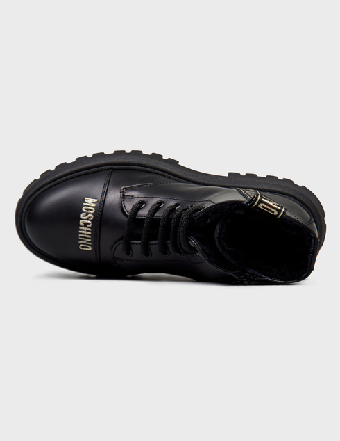 черные женские Ботинки Moschino 76041_black 13929 грн