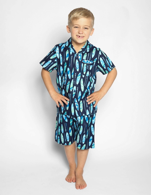 Cyberjammies Elliot-6579-Surfboard-Print_blue фото-1