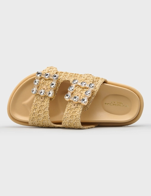 бежевые женские Шлепанцы Tosca Blu SS2632-S322-C06_beige 7689 грн