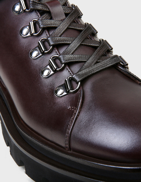 женские коричневые кожаные Ботинки Fabiana Filippi FF-AW20-ASD220W591-C655-brown - фото-5