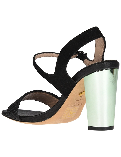 женские черные Босоножки Lola Cruz 290_black - фото-2