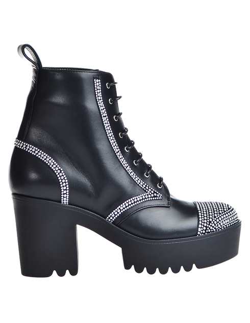 женские черные Ботинки Sebastian AGR-7155-black - фото-2