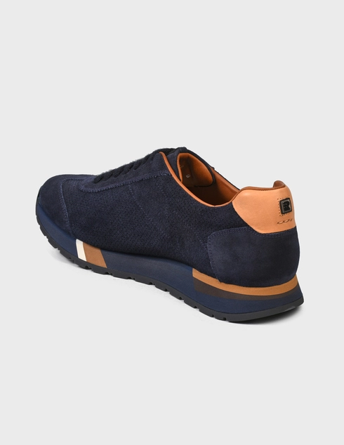 мужские синие Кроссовки Fratelli Rossetti S46427-02802-blue - фото-2