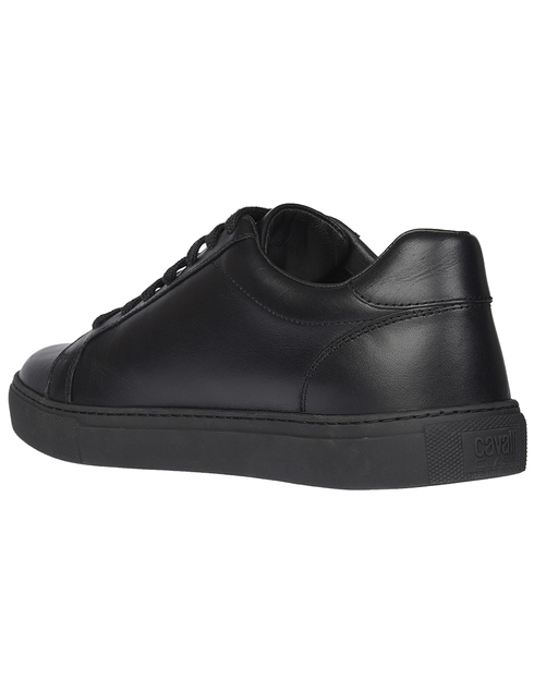мужские черные Кеды Cavalli Class RC9736_black - фото-2