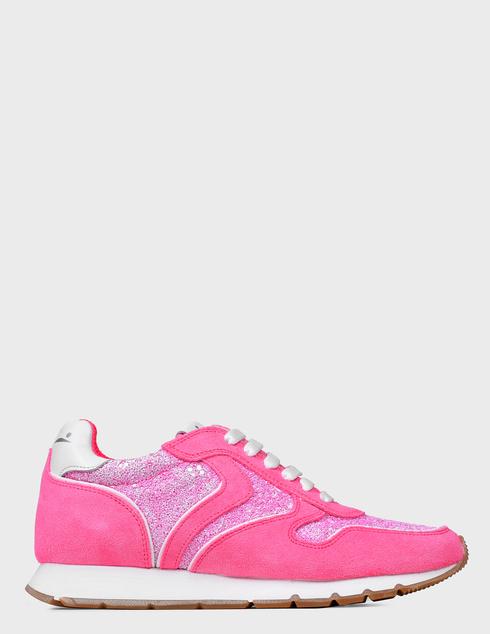 женские розовые замшевые Кроссовки Voile Blanche 2014683-0L06-pink - фото-5