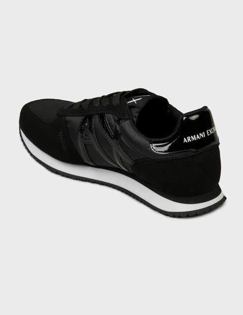 женские черные Кроссовки Armani Exchange XDX031XV137-K001_black - фото-2