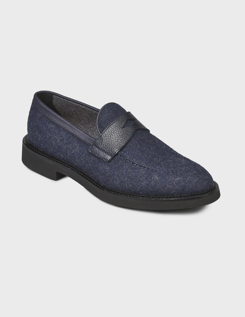 синие Лоферы Doucal'S 2914_blue