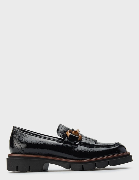 женские черные лакированные Лоферы Luca Grossi K813M_black - фото-5