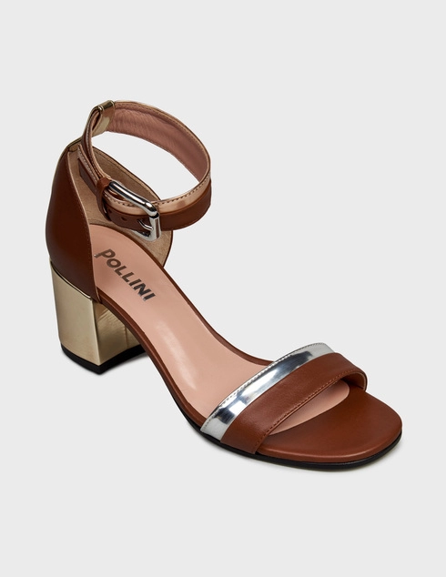 коричневые Босоножки Pollini 258E6SH6B-2FB00GS-003_brown