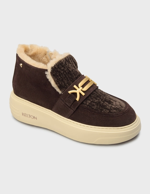 коричневые Полуботинки Kelton AGR-4304_brown