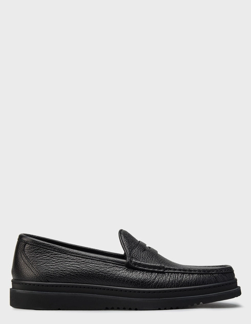 мужские черные кожаные Лоферы Gianfranco Butteri 11850_black - фото-5