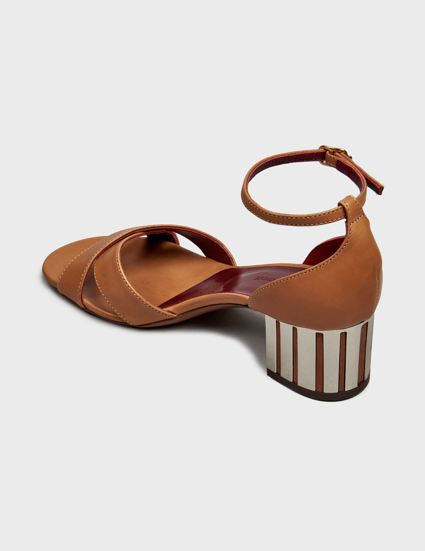 женские коричневые Босоножки L'Autre Chose LC-LDC046-50CB00052049_brown - фото-2