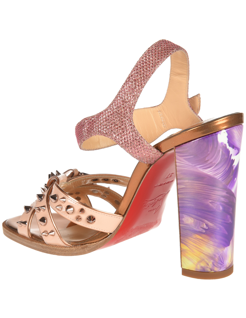 женские многоцветные Босоножки Christian Louboutin CL1121_multi - фото-2