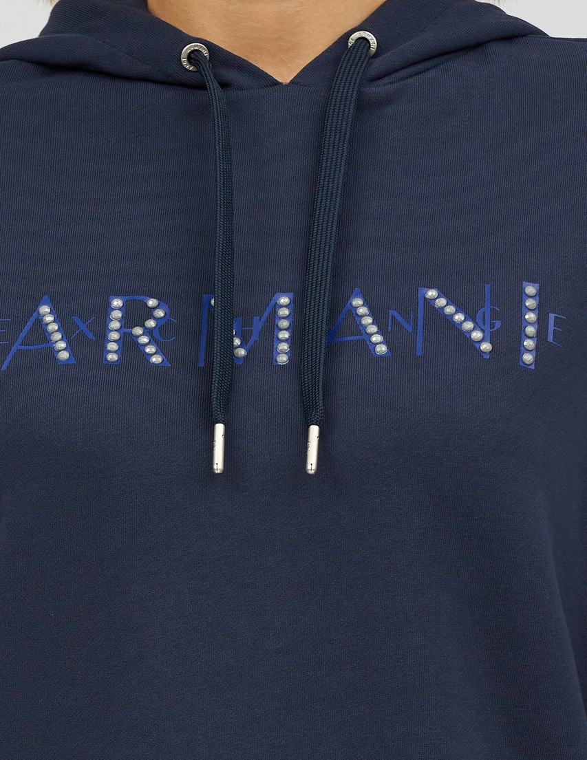 Худи Armani Exchange 6RYM95YJDBZ-15CO_blue_182296 (Темно-синий) в