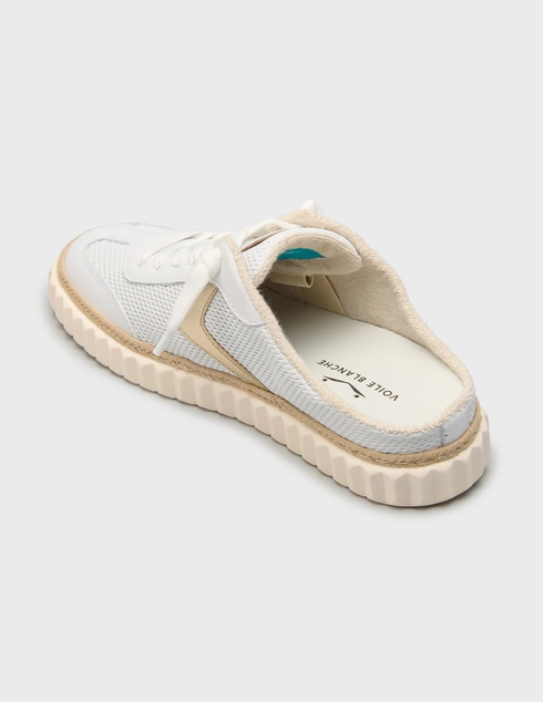 женские белые Кеды Voile Blanche 9088-gold_white - фото-2