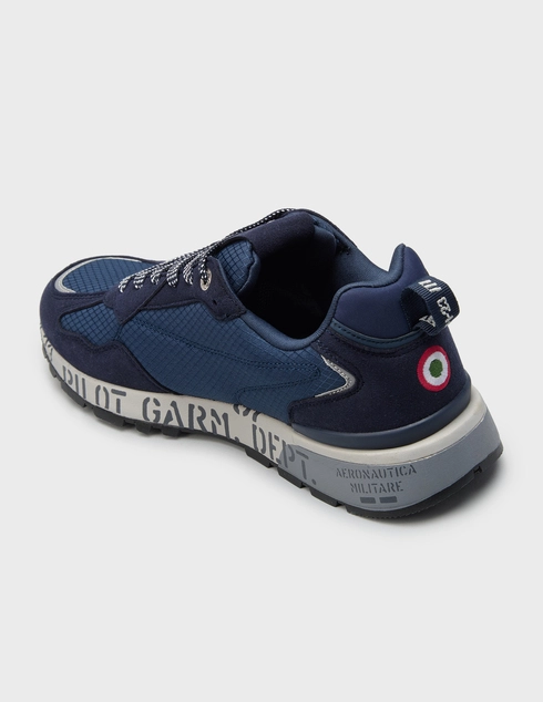 мужские синие Кроссовки Aeronautica Militare 4327-08184_blue - фото-2