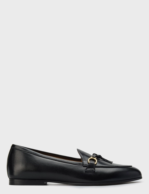 женские черные кожаные Лоферы Henderson Baracco Rosa-p50_black - фото-5