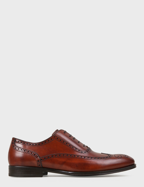 мужские коричневые кожаные Туфли Roberto Morelli 4428-brown - фото-5