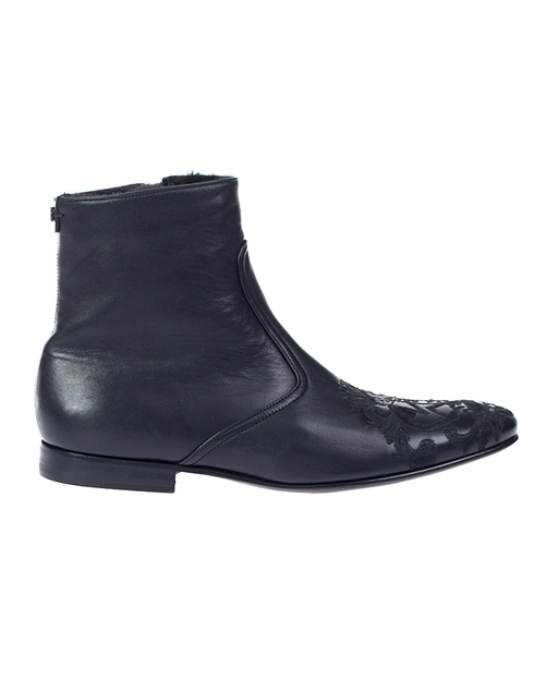 мужские черные Ботинки John Richmond 6553_black - фото-2