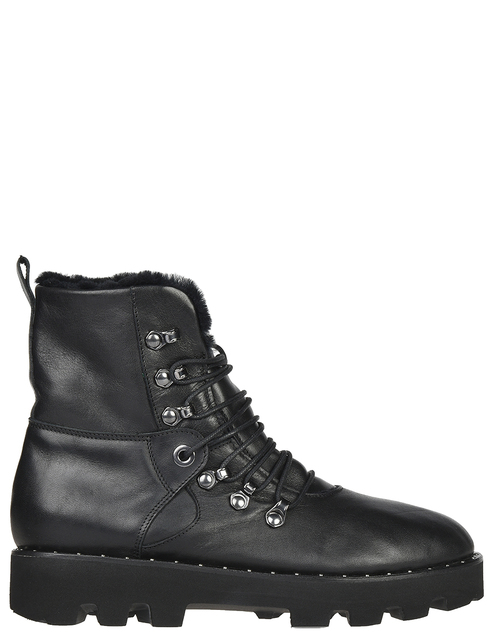 женские черные кожаные Ботинки L'Estrosa M2_black - фото-5