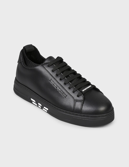 черные Кеды Emporio Armani 4635-black