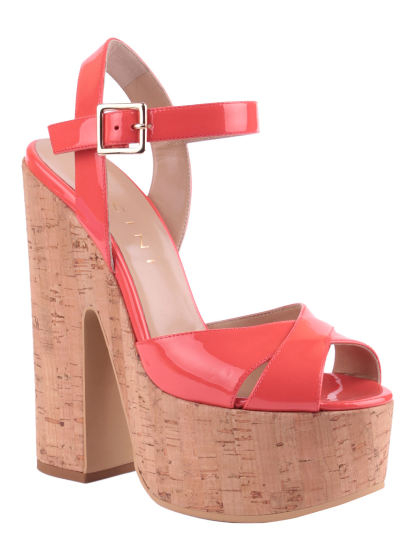 

Босоножки, Коралловый