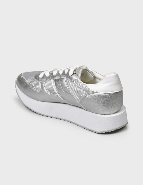 женские серебряные Кроссовки Bikkembergs BKKX059SIL-silver - фото-2