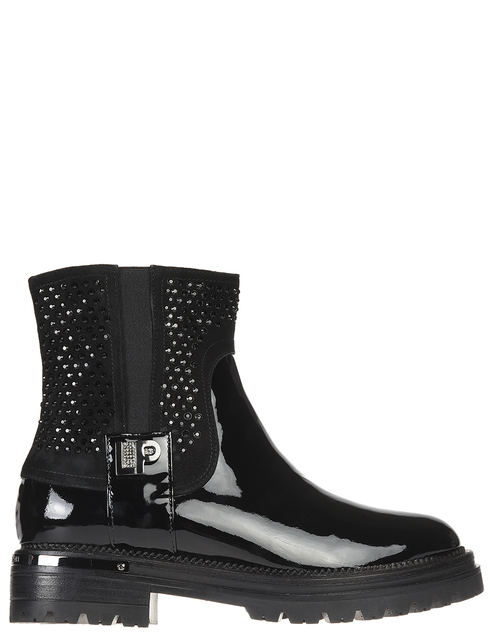 женские черные лакированные Ботинки Loretta Pettinari 14939_black - фото-5