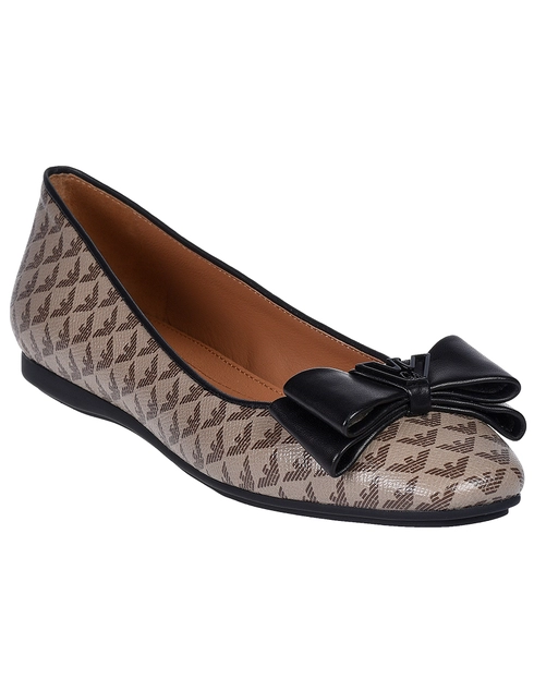 женские коричневые Балетки Emporio Armani X3D236XM069-R552 - фото-2