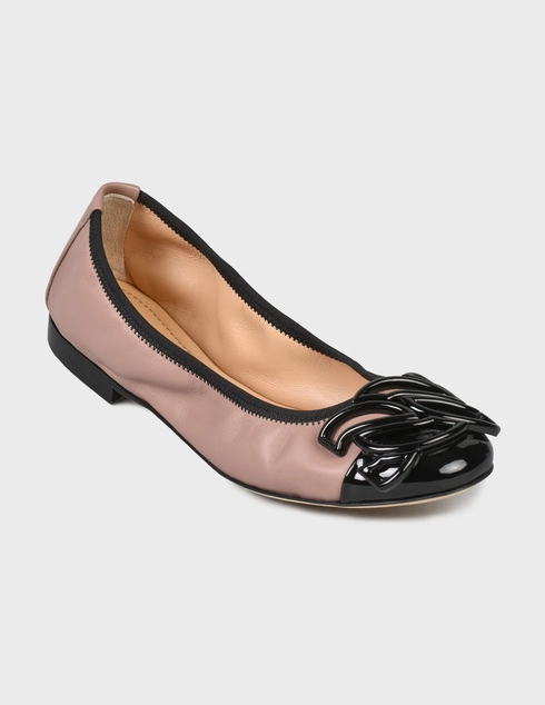 коричневые Балетки Casadei 210-brown