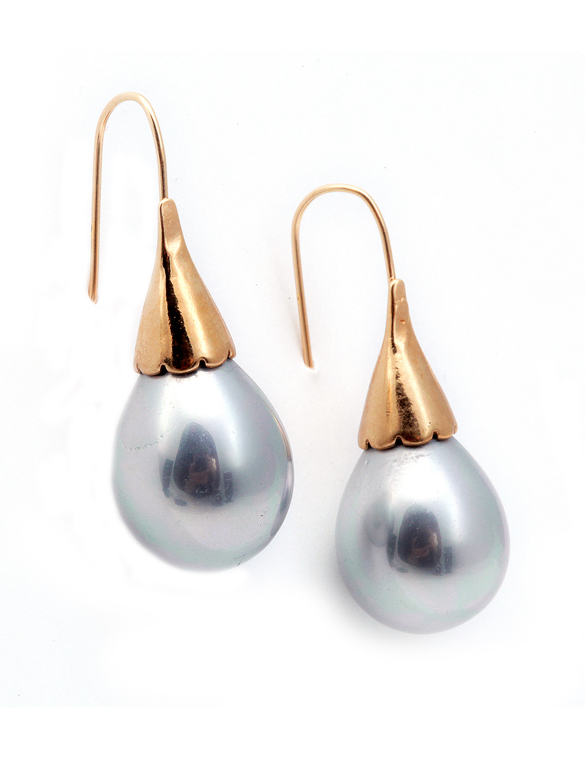 

Серьги, Серый