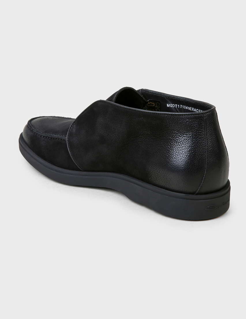 мужские черные Монки Santoni Sant-AW20-MGDT17104NERACUXN51-black - фото-2