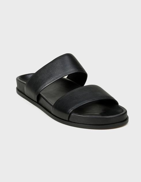 черные Шлепанцы Brioni Br-QRA50L-P8714-1000-black