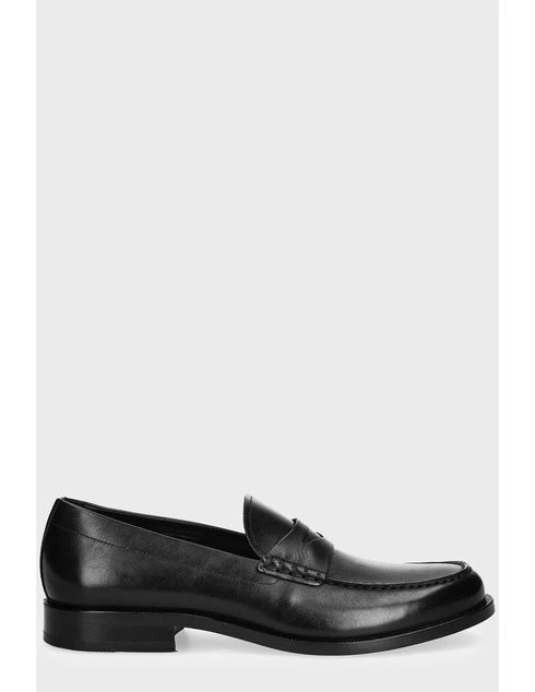 мужские черные кожаные Лоферы Boss HUGO_BOSS_9988 - фото-5