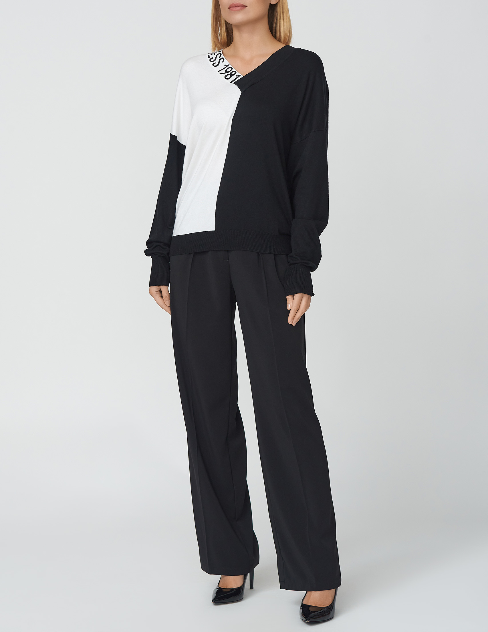 

Джемпер, Черный;белый