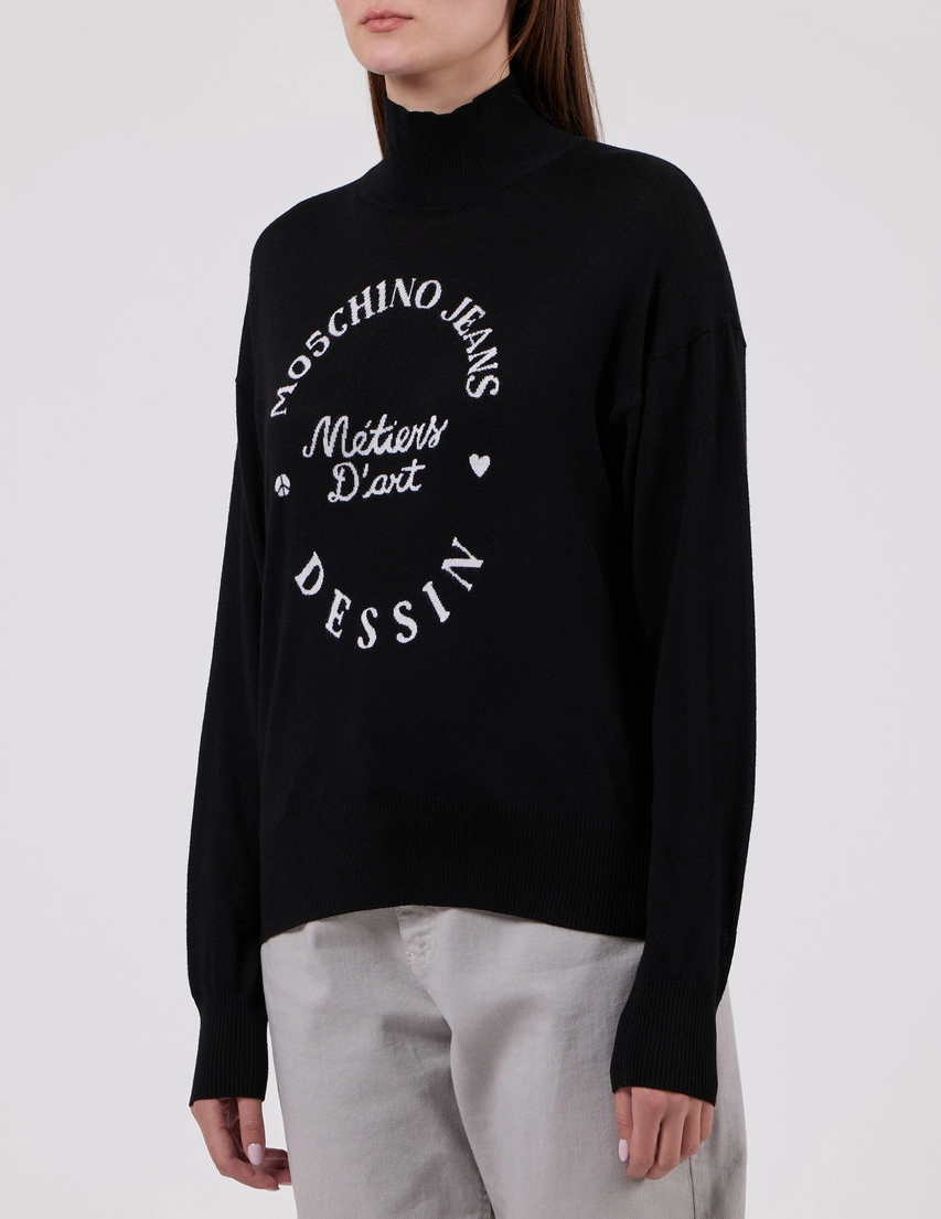 Светр Moschino Jeans 242K2J090487002555_black_209361 (Чорний