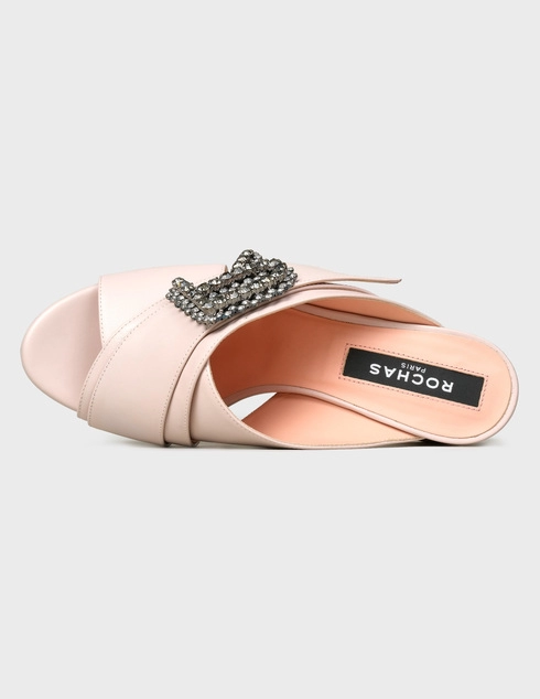 розовые женские Мюли Rochas RO30061-07081-pink 8983 грн