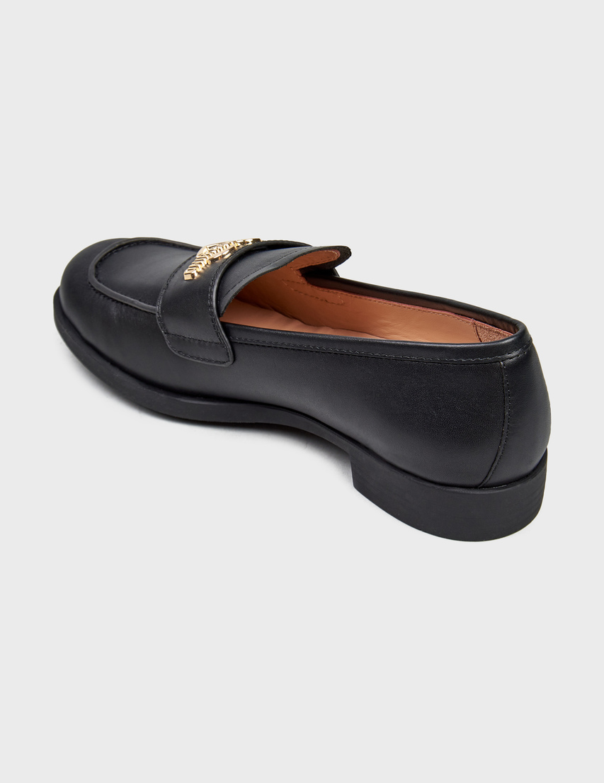 женские черные Лоферы Love Moschino 10162_black - фото-2