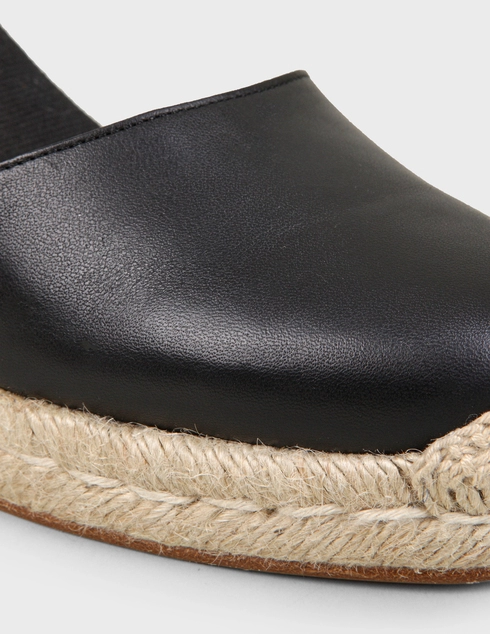 женские черные кожаные Босоножки Celine 338443433C38NO-20-black - фото-5