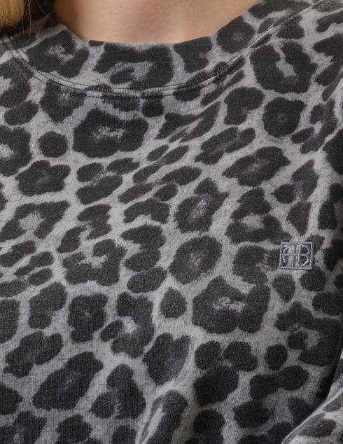 ANINE BING A-08-11404-MTL98-GREY-LEOPARD_print фото-5