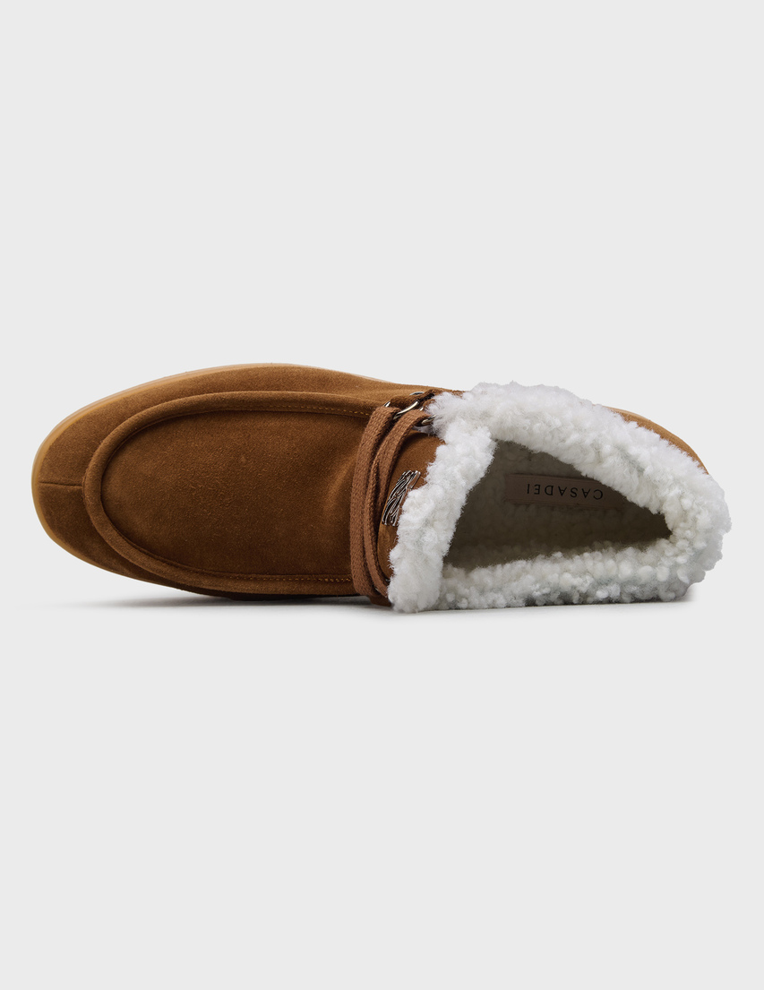 коричневые женские Полуботинки Casadei 209_brown 27532 грн