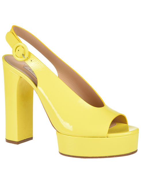 женские желтые Босоножки Casadei 303-yellow - фото-2