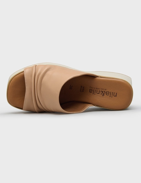 бежевые женские Шлепанцы Nila & Nila 1471_beige 6499 грн