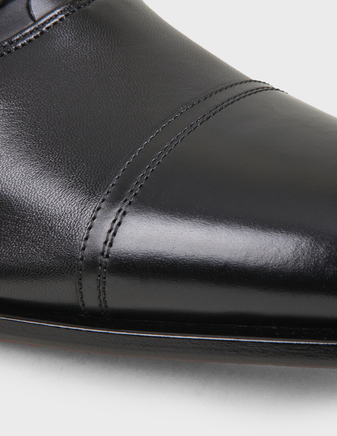 мужские черные кожаные Туфли Santoni SMCLG17169BB1FRKEN51-black - фото-5