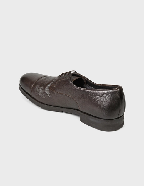 мужские коричневые Дерби Santoni Sant-MCAZ16963SI5APDNT50-brown - фото-2