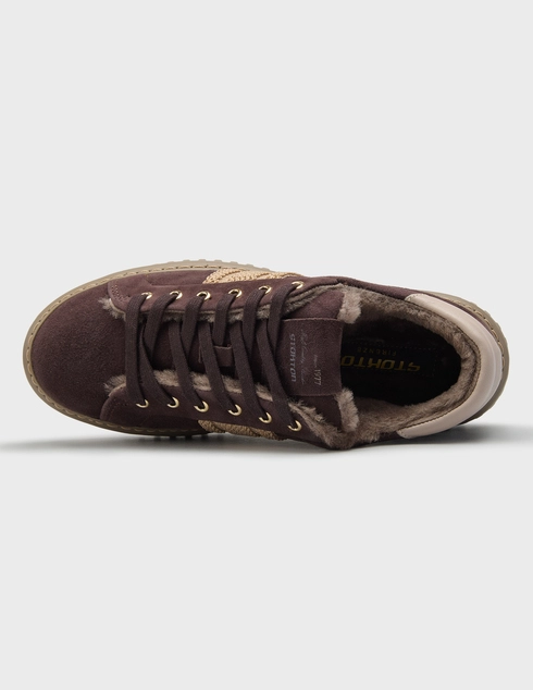 коричневые женские Кеды Stokton 245-brown 17233 грн