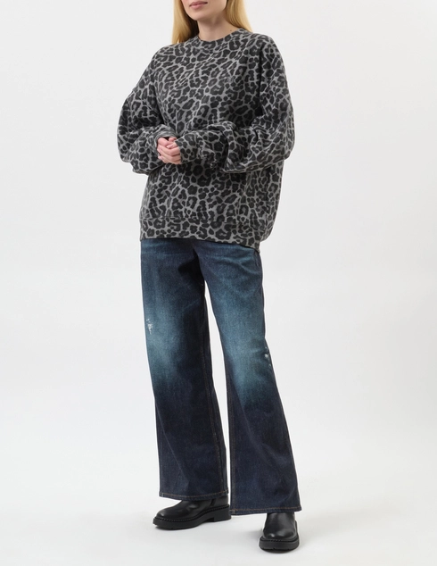 ANINE BING A-08-11404-MTL98-GREY-LEOPARD_print фото-2