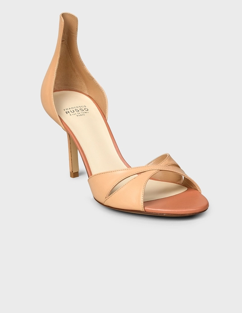 бежевые Босоножки Francesco Russo RIS589№200-beige