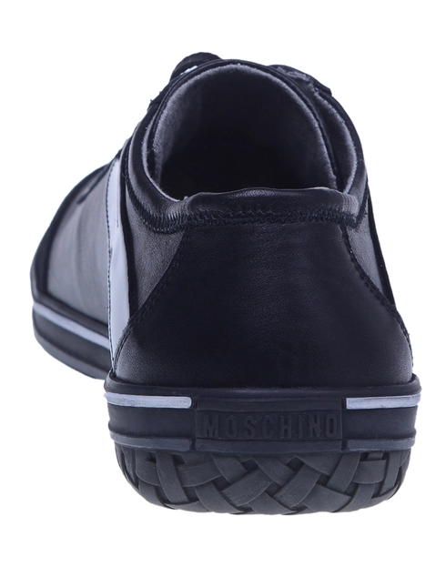 мужские черные Кроссовки Moschino 55810_black - фото-2